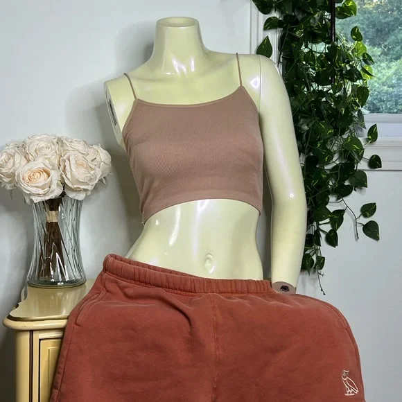 OVO Rust Sweat Shorts - Picture 7 of 8